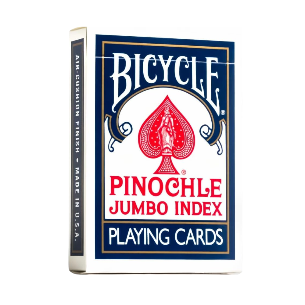 Bicycle Playing Cards - Pinochle: Jumbo Index: Red or Blue (EN)