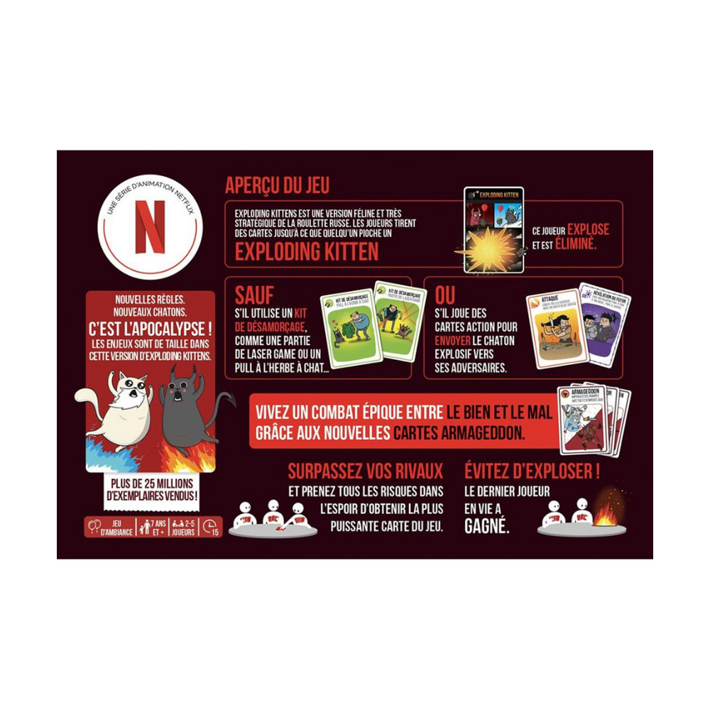 Exploding Kittens - Bien vs Mal (FR)