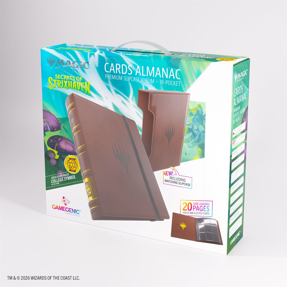 Binder: Card Almanac: 18 pkt: Magic: The Gathering-Secrets of Strixhaven: Quandrix (ML)