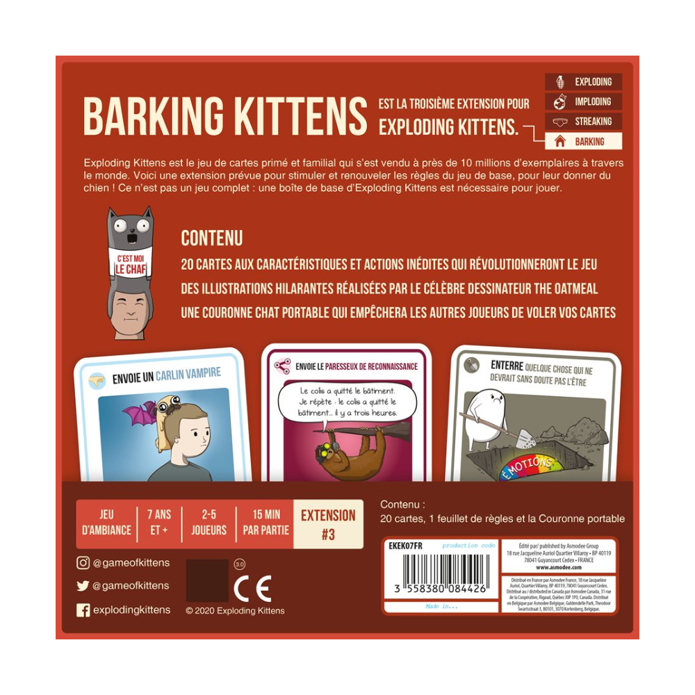 Exploding Kittens: Barking Kittens (FR)