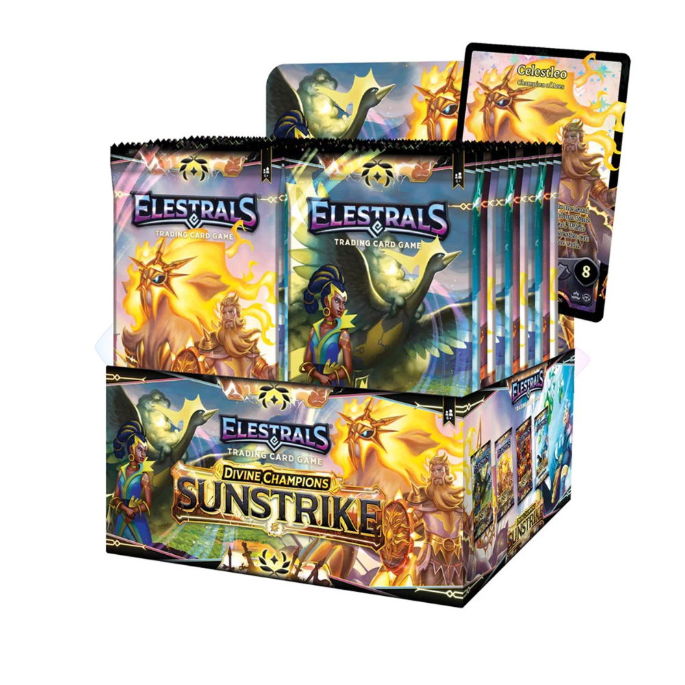 Elestrals TCG - Divine Champions - Sunstrike Booster Display (24 un.) (EN)