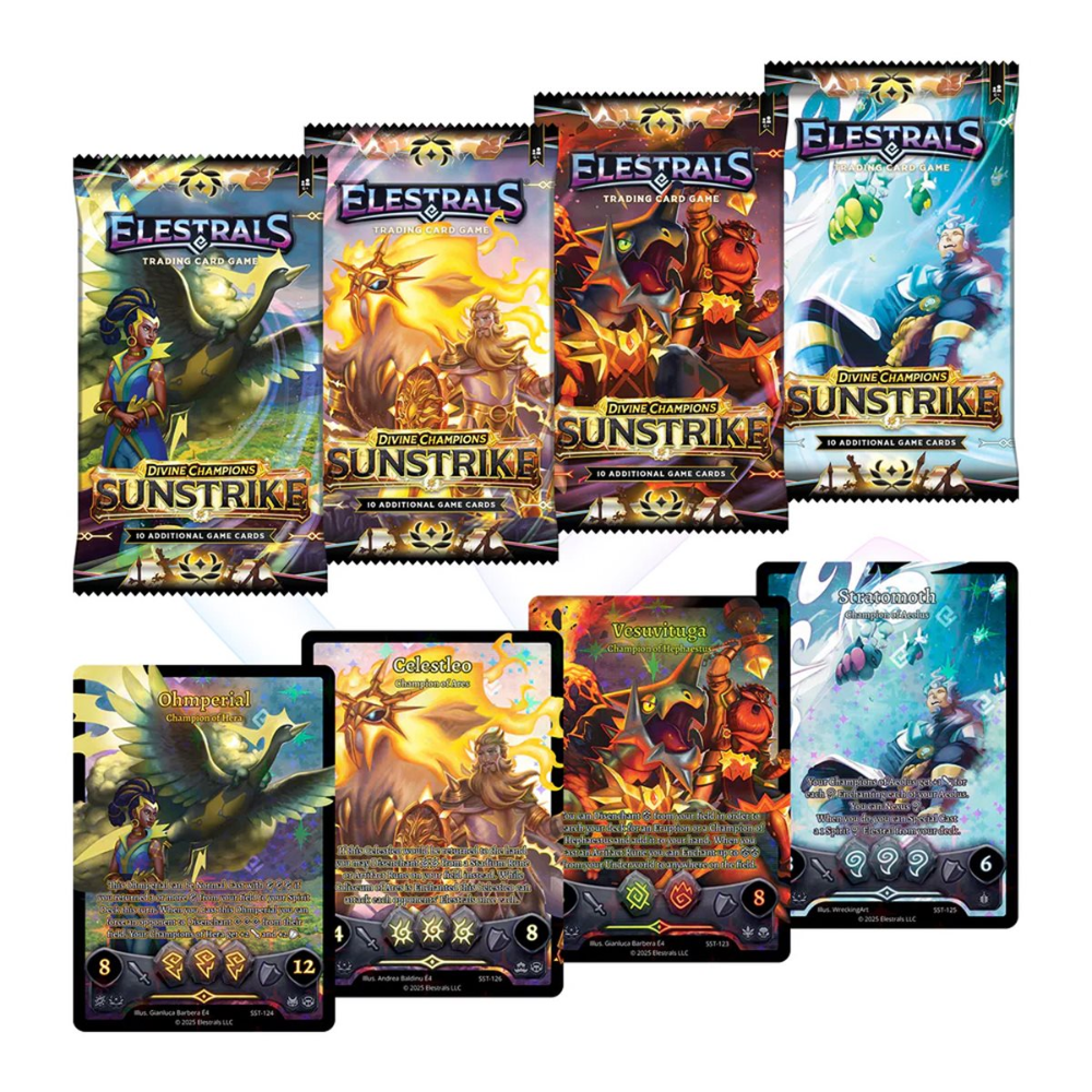 Elestrals TCG - Divine Champions - Sunstrike Booster Display (24 un.) (EN)