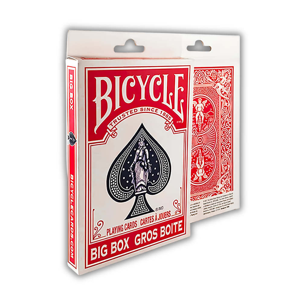 Bicycle Playing Cards - Big Box: Red or Blue (EN)