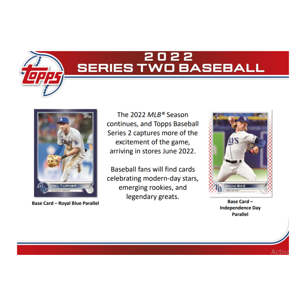 2022 Topps Baseball Series 2 Retail