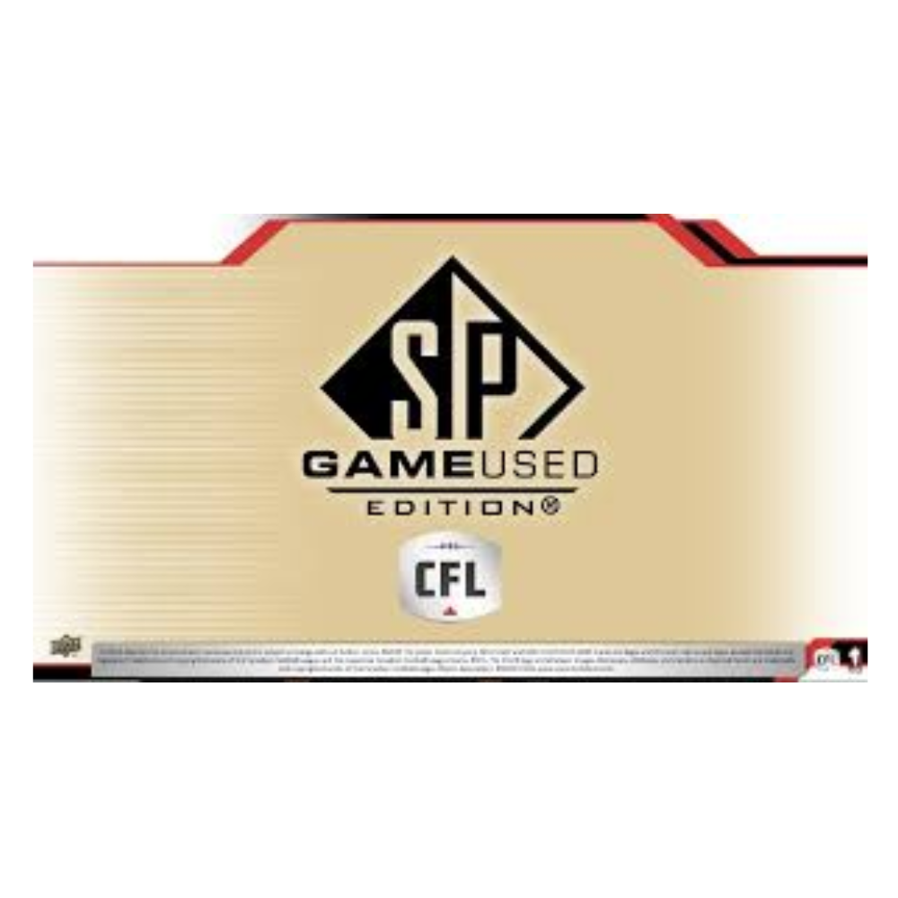 2025 Upper Deck CFL SP Game Used Football