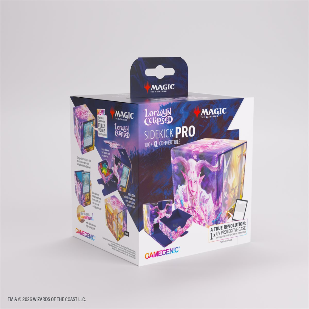 Deck Box: Magic: The Gathering - Lorwyn Eclipsed: Sidekick Pro XL (100ct): Morcants / Dawnhand