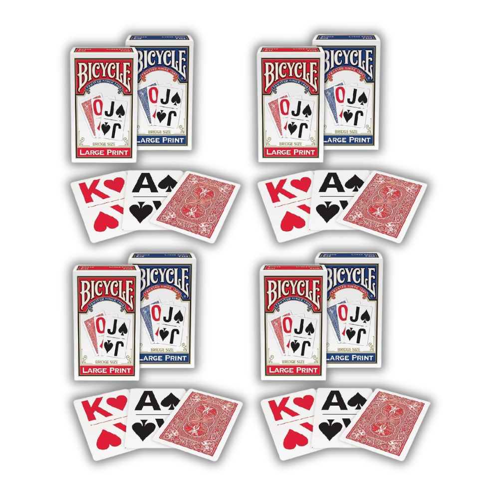 Bicycle Playing Cards - Bridge Size: Large Print (EN)
