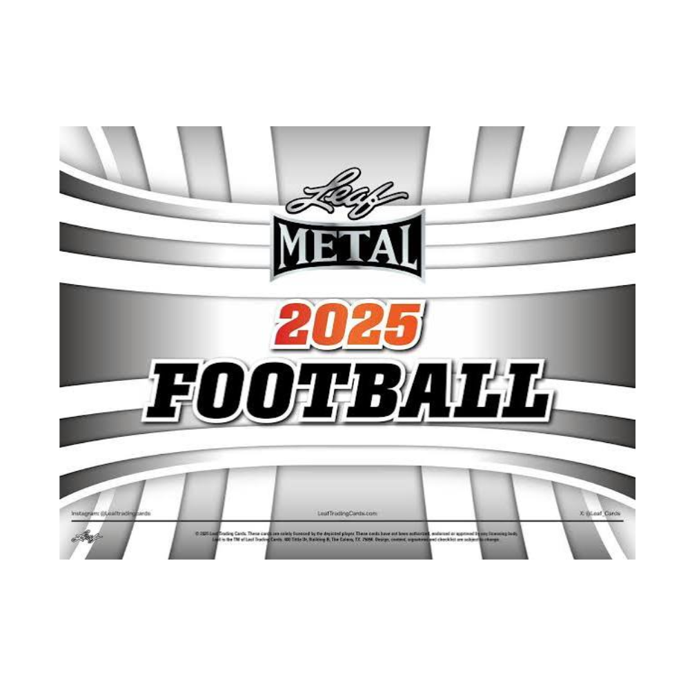 2025 Leaf Metal Football Blaster