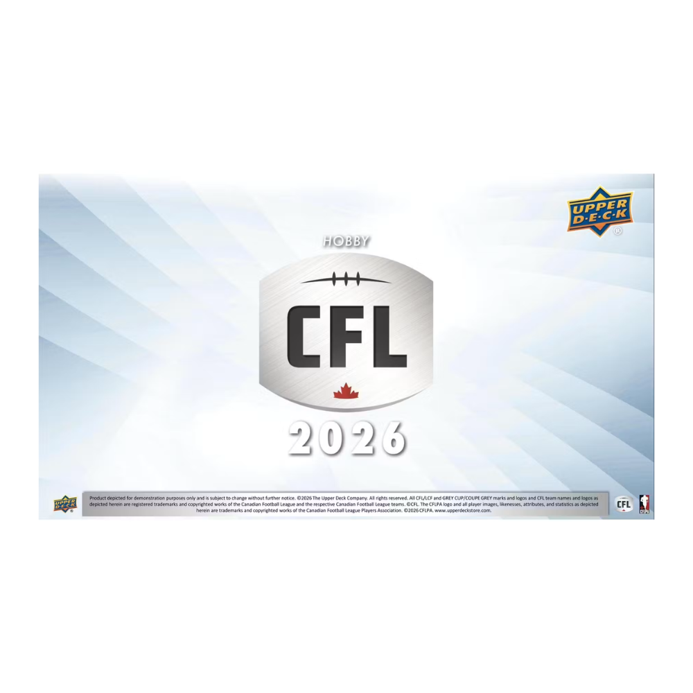 2026 Upper Deck CFL Football Hobby Box