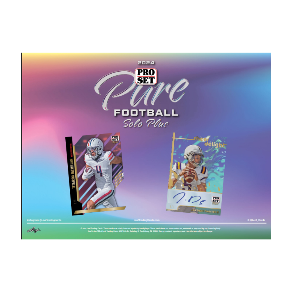 2024 Leaf Pro Set Pure Football Solo Plus
