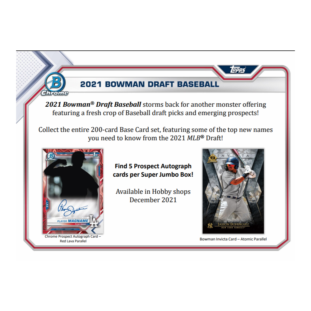 2021 Bowman Draft and Prospect Baseball