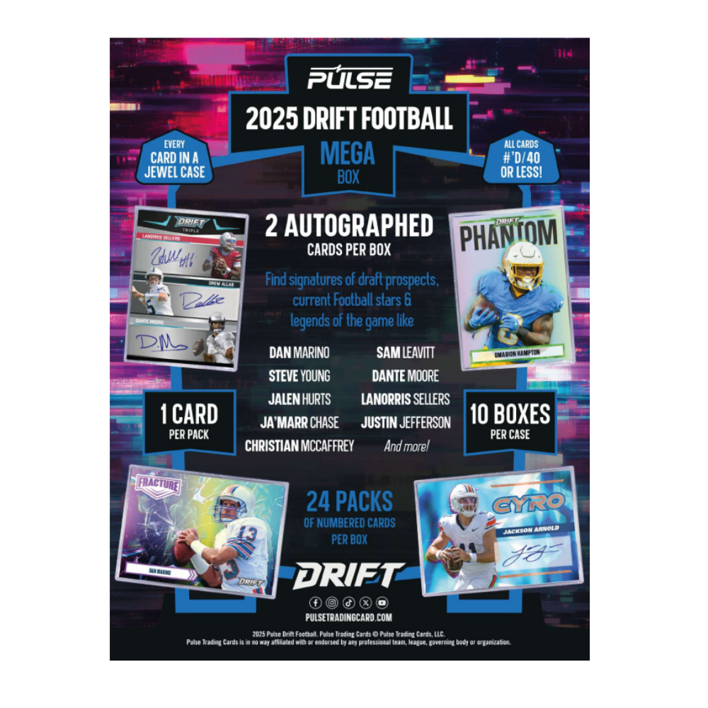 2025 Pulse Drift Football Mega Box