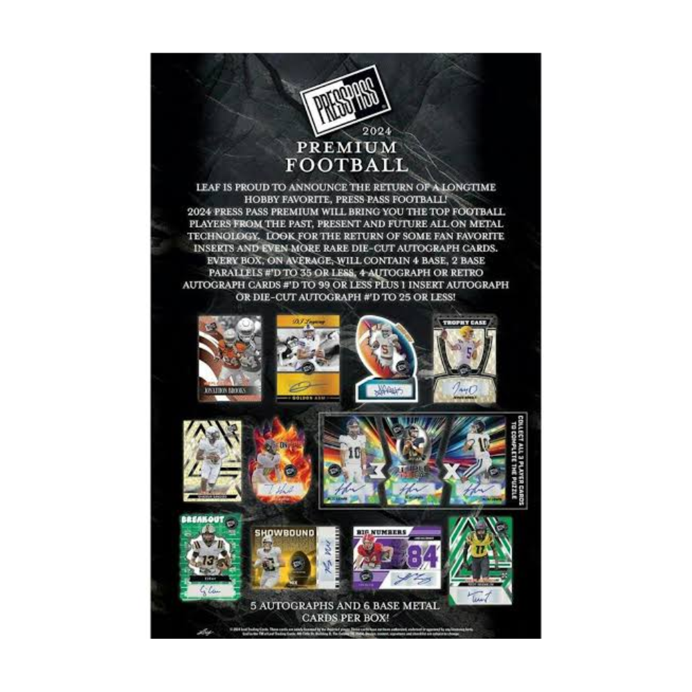 2024 Leaf Press Pass Premium Football