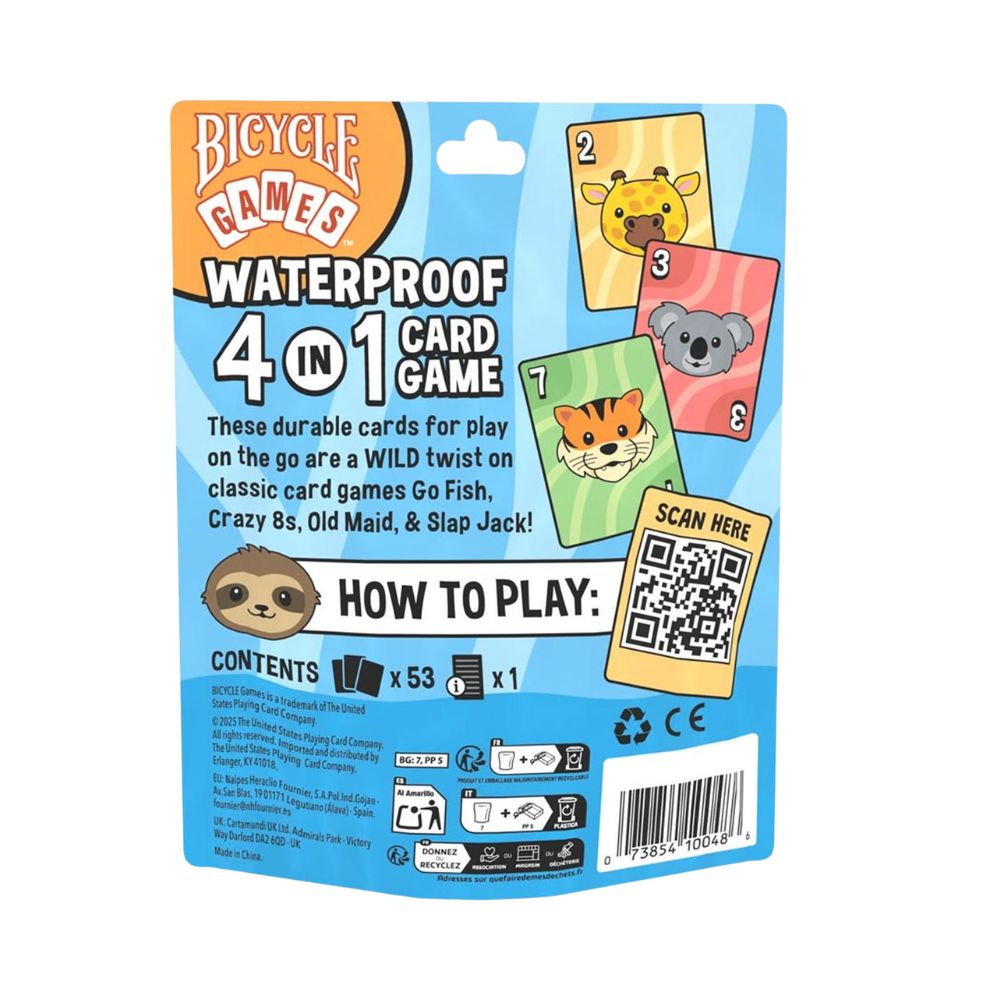 Bicycle Playing Cards - Waterproof 4 in 1 (EN)