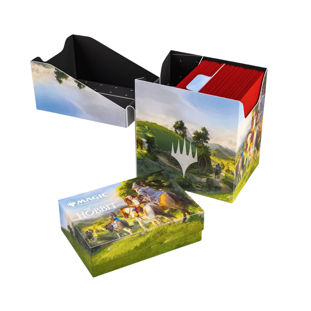Deck Box: Magic: The Gathering - The Hobbit: Soft Crate (80 ct.) - Leaving Hobbiton / Troop of Ponies