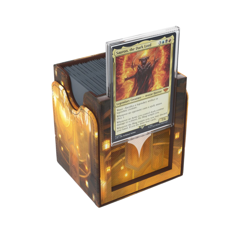 Deck Box: Magic: The Gathering - The Hobbit: Squire PLUS XL (100 ct.) - The Queen of Dale (ML)