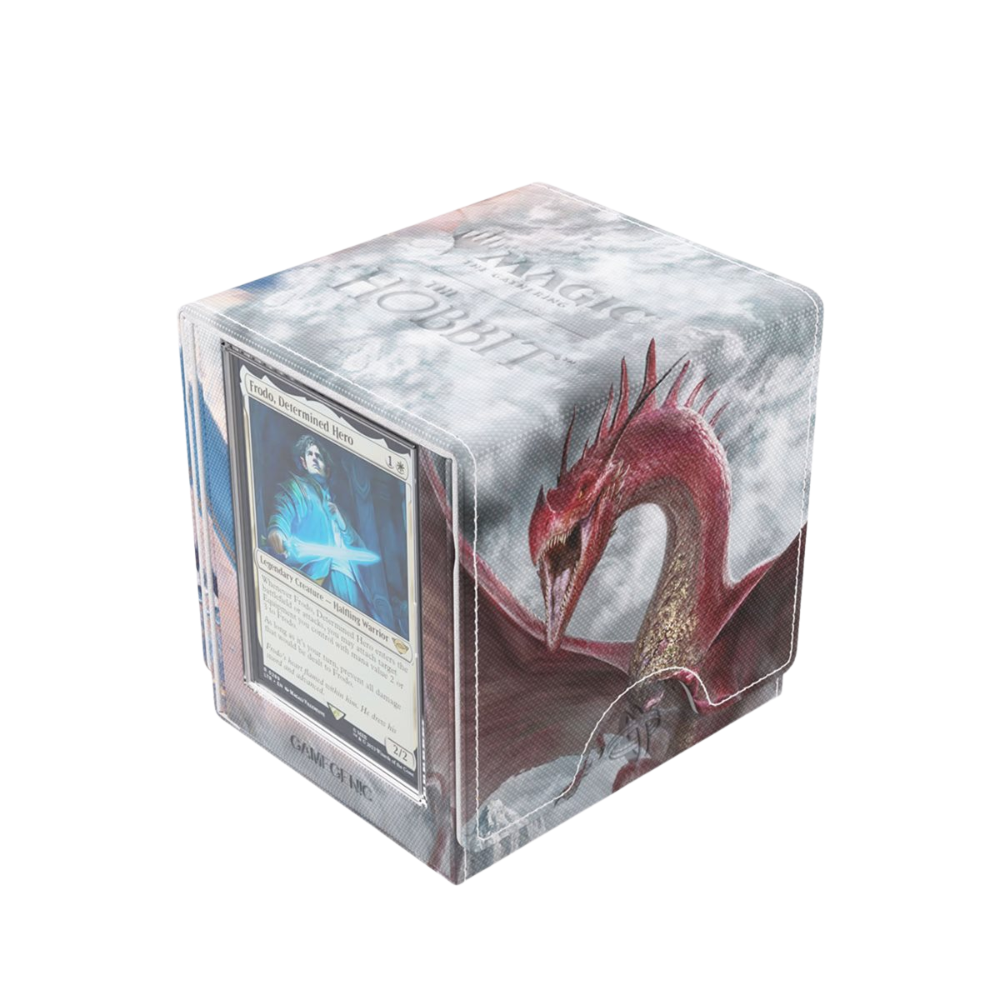Deck Box: Magic: The Gathering - The Hobbit: Sidekick PRO XL (100 ct.) - Bard, King of Dale / Smaug, W