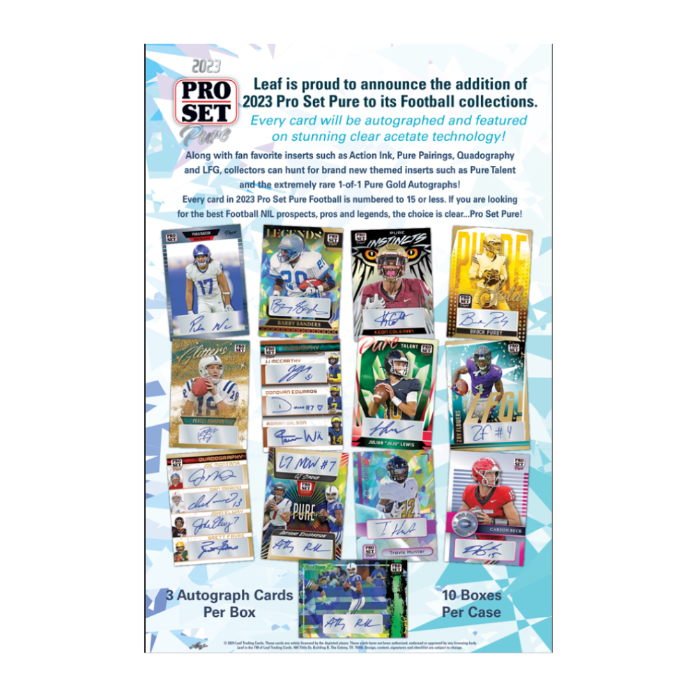 2023 Leaf Pro Set Pure Football