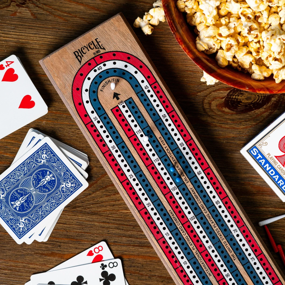 3-Track Cribbage Board (EN)