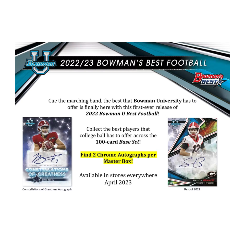 2022 Topps Bowman Best University Football