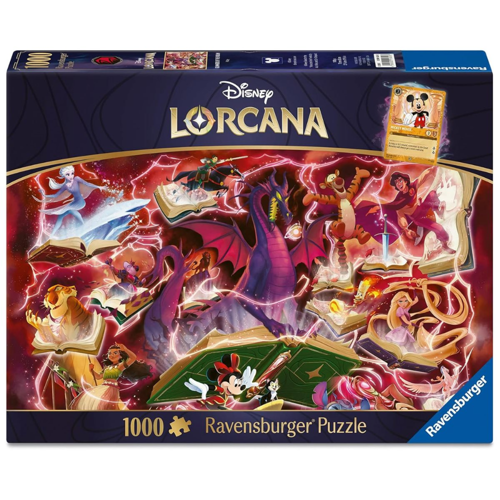 Puzzle - 1000 pcs - Disney Lorcana TCG - Glimmers of the Realm: Ruby (EN)