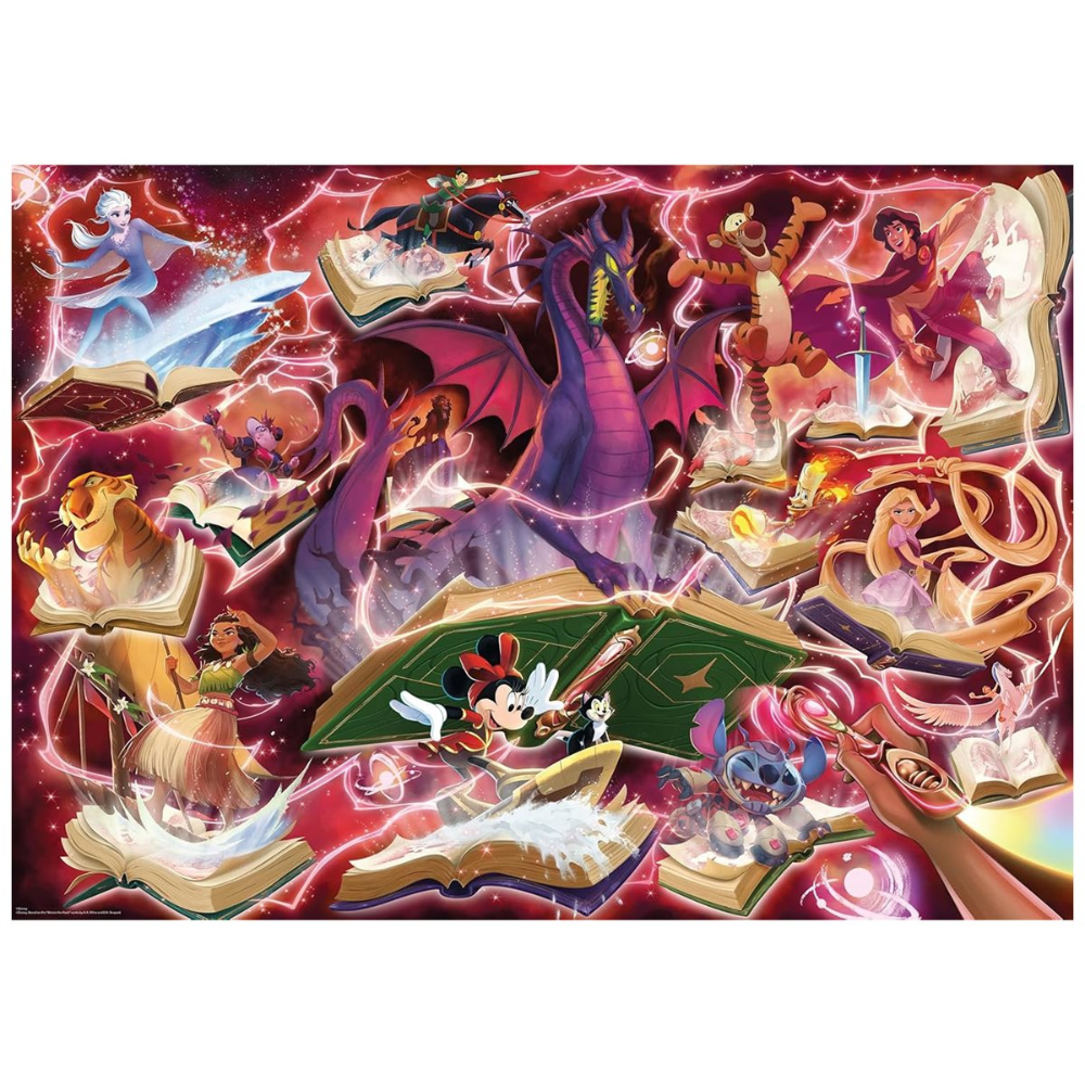 Puzzle - 1000 pcs - Disney Lorcana TCG - Glimmers of the Realm: Ruby (EN)