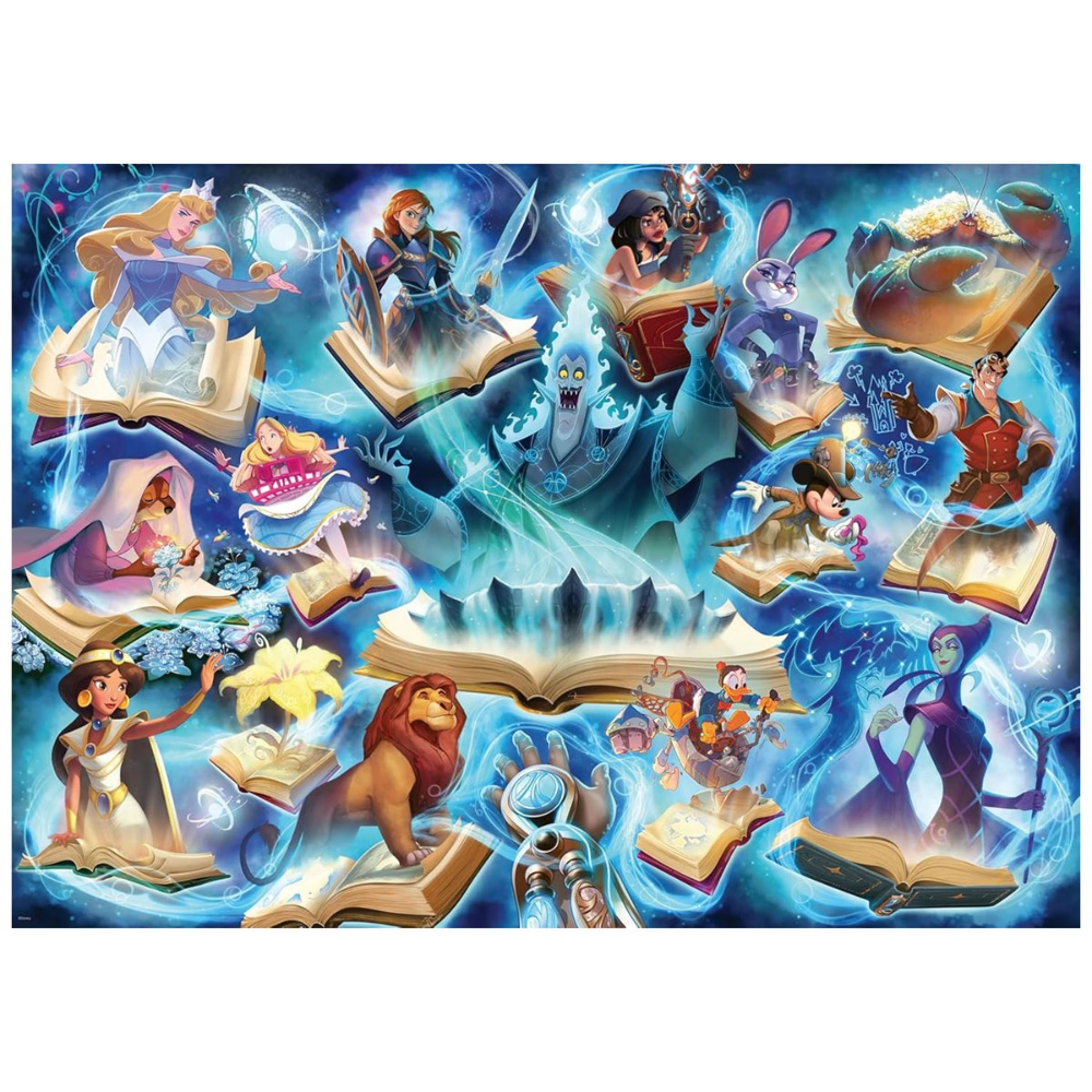 Puzzle - 1000 pcs - Disney Lorcana TCG - Glimmers of the Realm: Sapphire (EN)
