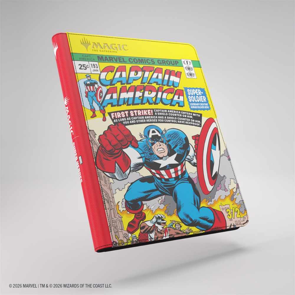 Binder: Magic: The Gathering: Marvel Super Heroes: Zip-Up Album 18-Pkt:Cap A / Black Panther (ML)
