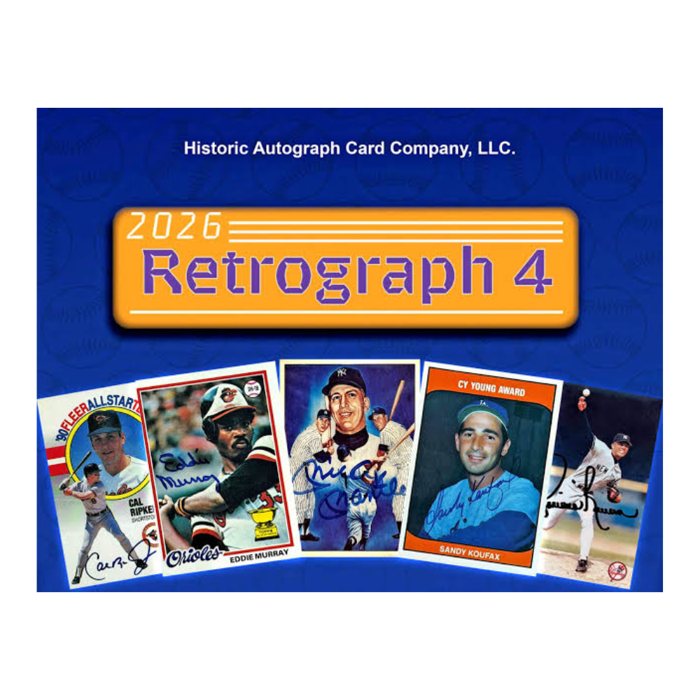 2026 Historic Autograph Retro Graph Baseball #4