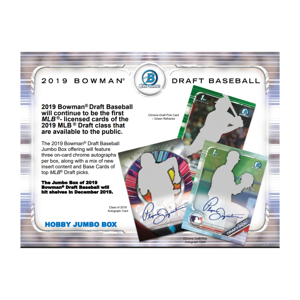 2019 Bowman Draft Baseball Hobby