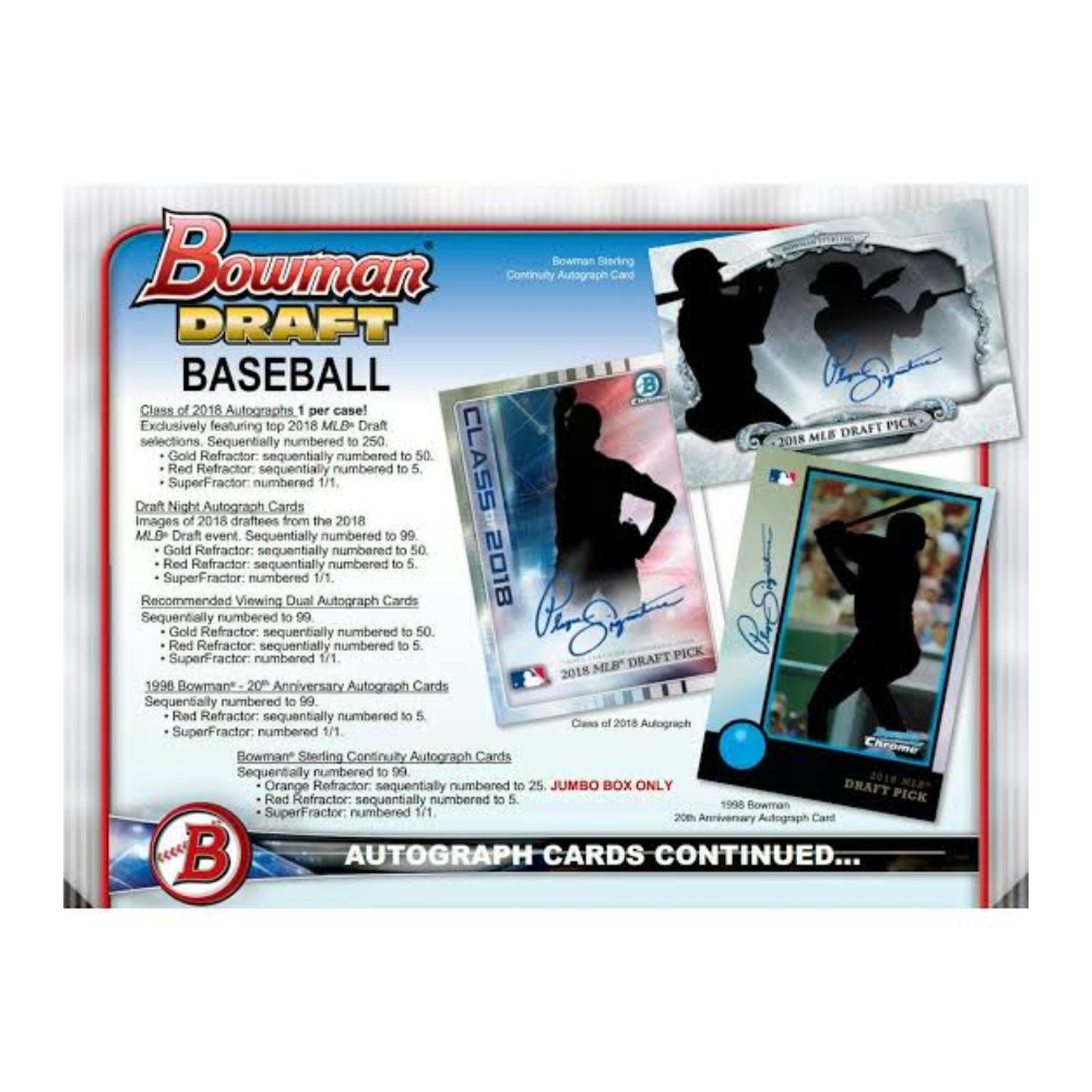 2018 Bowman Draft Baseball Hobby
