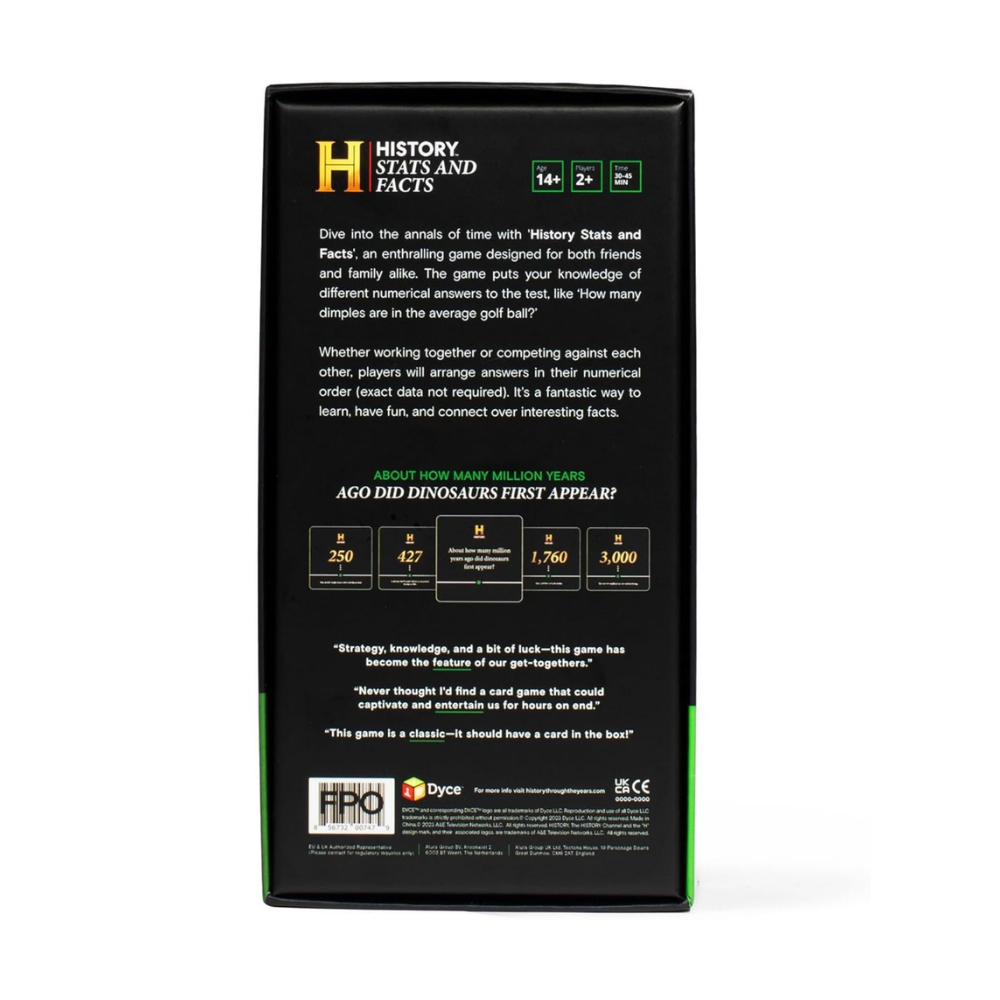 History Trivia Game: Stats and Facts (EN)