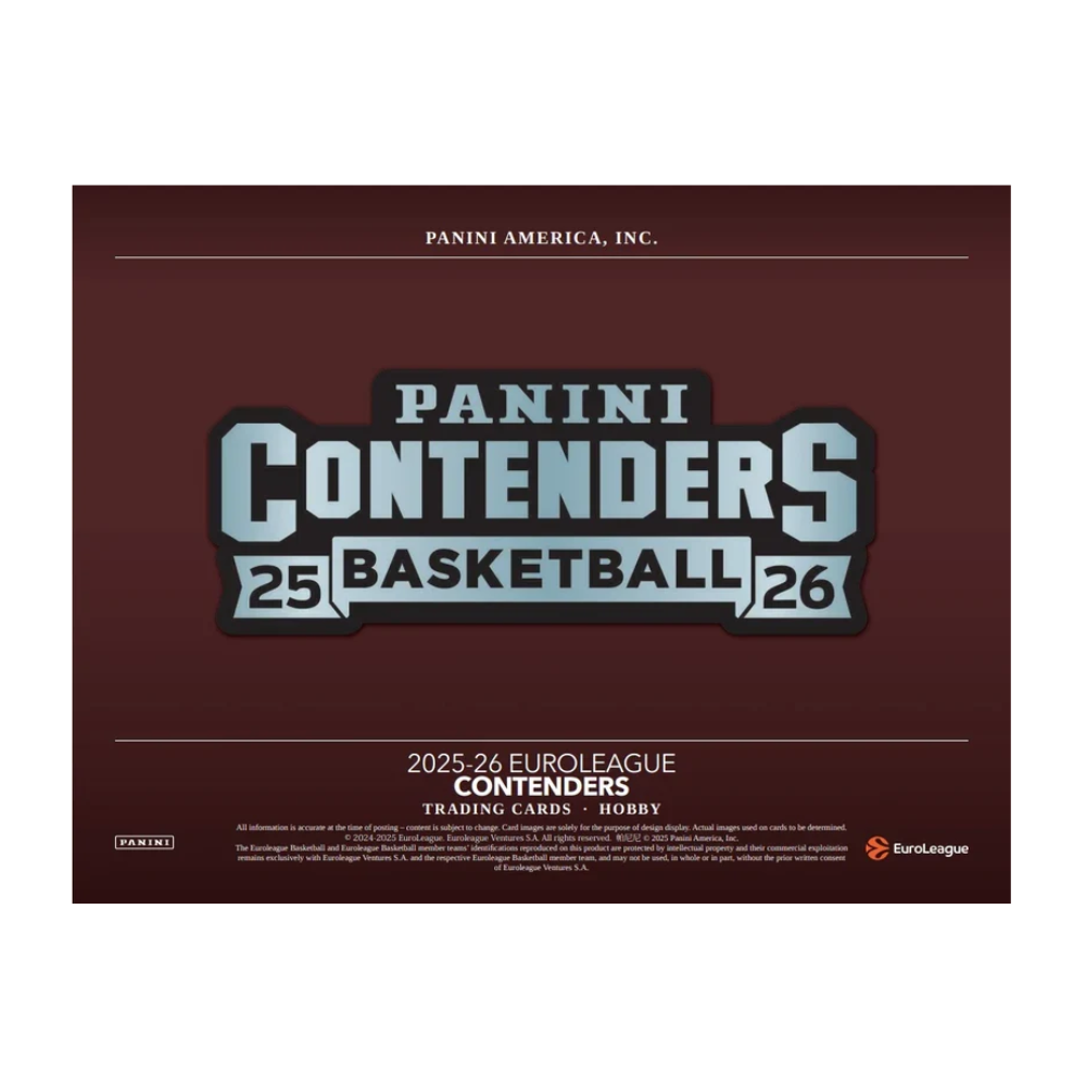 2026 Panini Contenders EuroLeague Basketball Hobby Mega