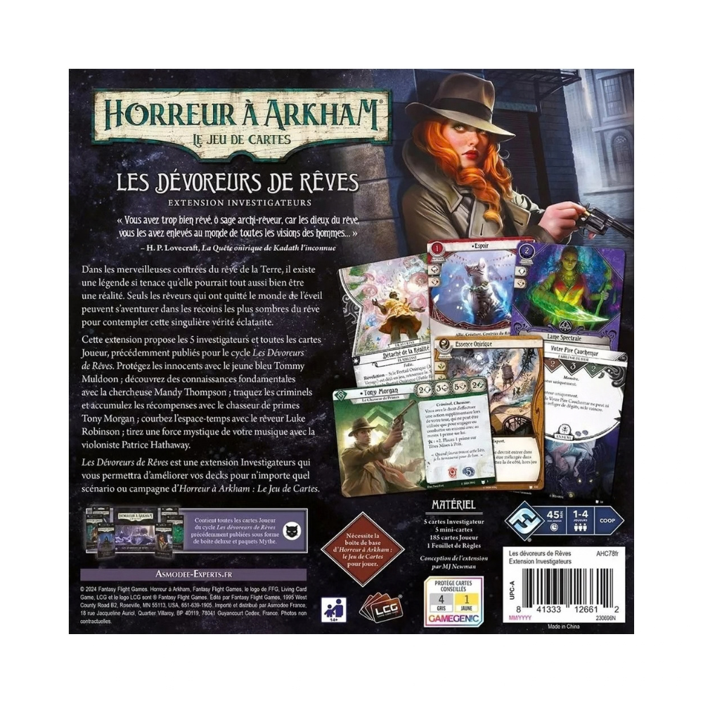 Horreur a Arkham JCE: Les Devoreurs de Reves - Extension Investigateurs (FR)