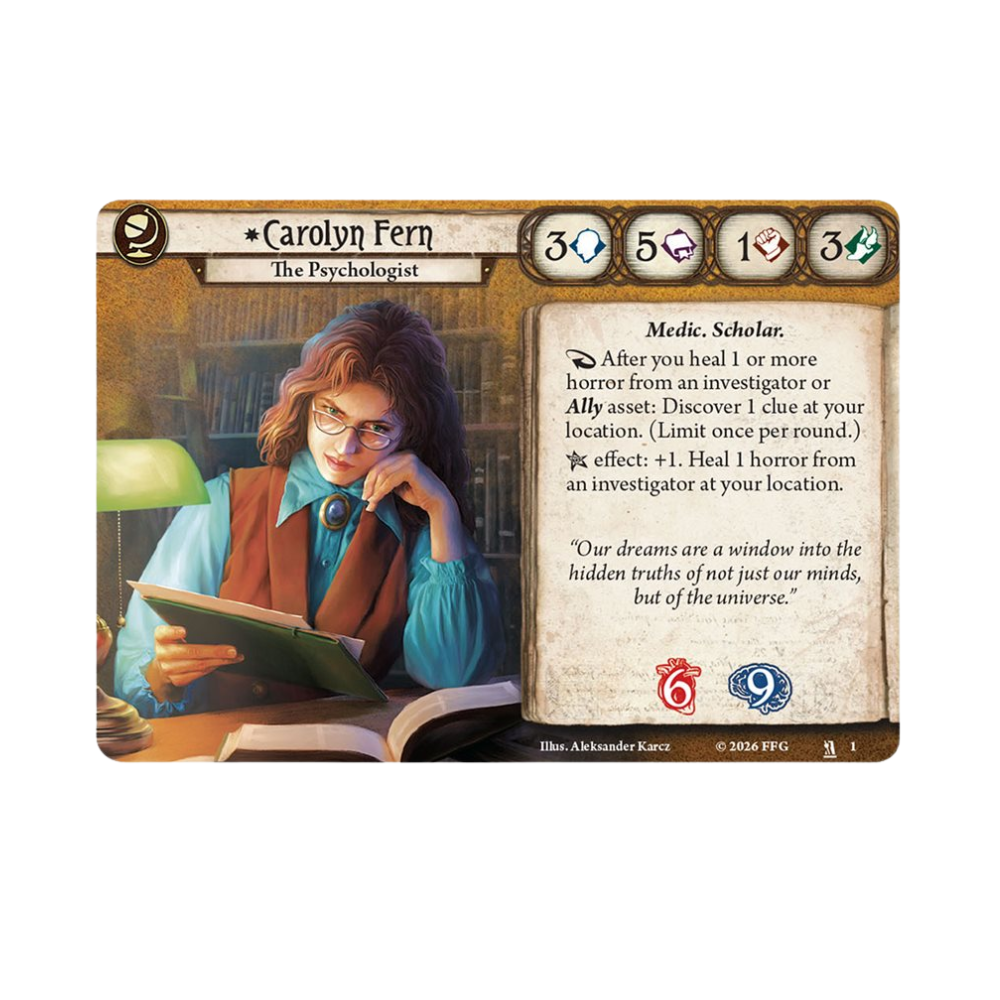 Arkham Horror LCG: Carolyn Fern - Investigator Deck (EN)