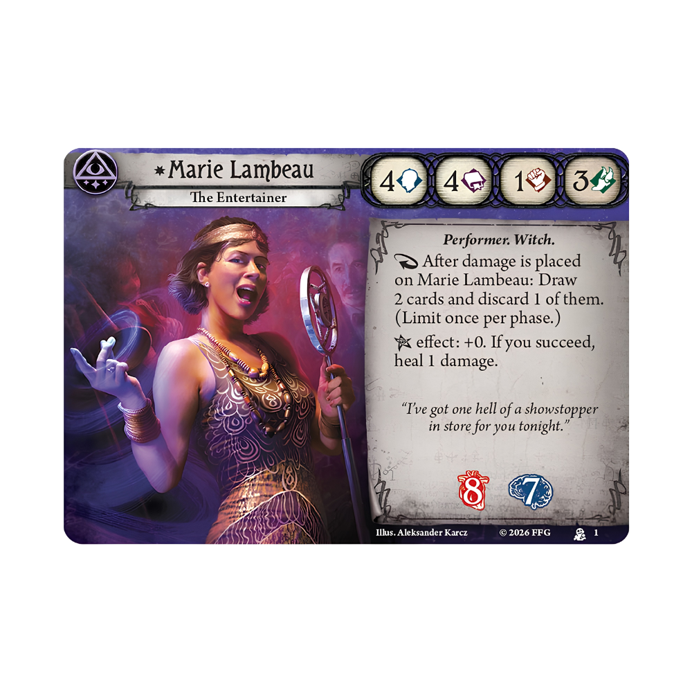 Arkham Horror LCG: Marie Lambeau - Investigator Deck (EN)
