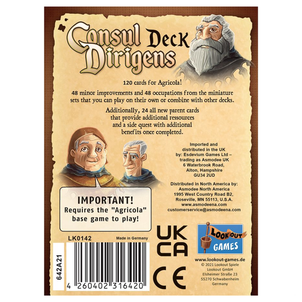 Agricola: Consul Dirigens Deck (EN)