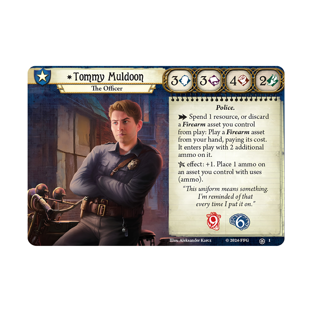 Arkham Horror LCG: Tommy Muldoon - Investigator Deck (EN)