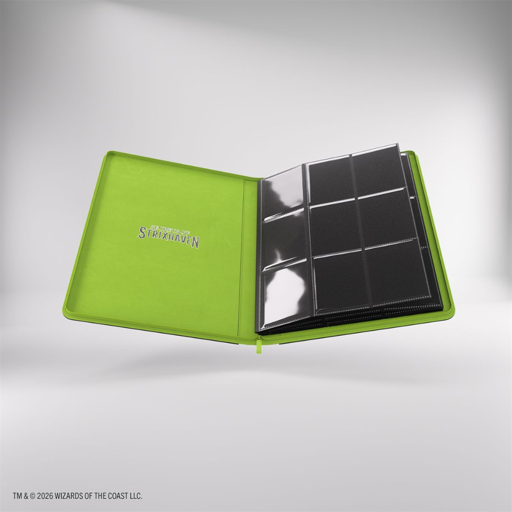 Binder: Zip-Up Album: 18 pkt: Magic: The Gathering-Secrets of Strixhaven: Black / Green (ML)
